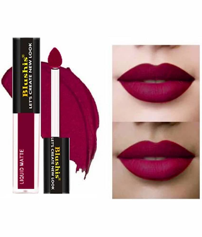 BLUSHIS Smudge Proof Pink Matte Lipstick