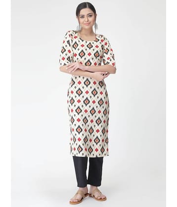 Etnicbasket - Multicolor Crepe Women's Straight Kurti ( Pack of 1 )