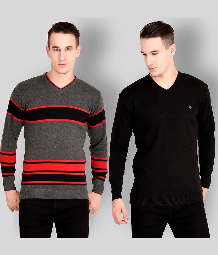 NEUVIN Multi V Neck Sweater