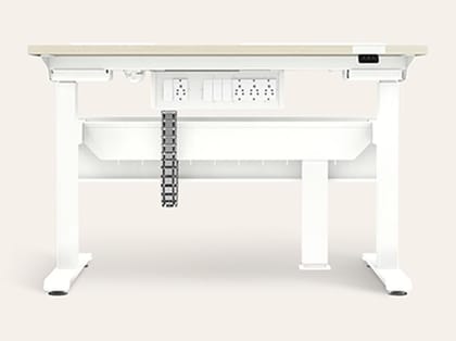 MoveUp - Standard Size Adjustable Height Study Table - 1-Year Warranty, Highland Pine