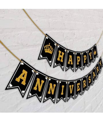 Zyozi 1 Set Happy Anniversary Banner for Anniversary Decoration/Anniversary Banner