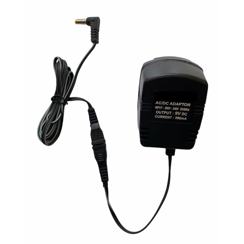 9V 500mA Power Adapter, Power Supply AC Input 200 240 V and Output 9V 500mA for Set Top Box-DTH Box, CCTV System, Router, Other Electronics and IT Gadgets with DC Pin (Black)