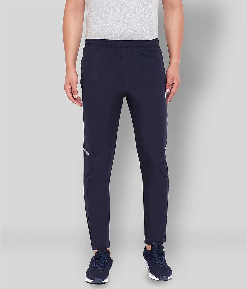 RANBOLT -  Navy Blue Polyester Men's Sports Trackpants ( Pack of 1 )