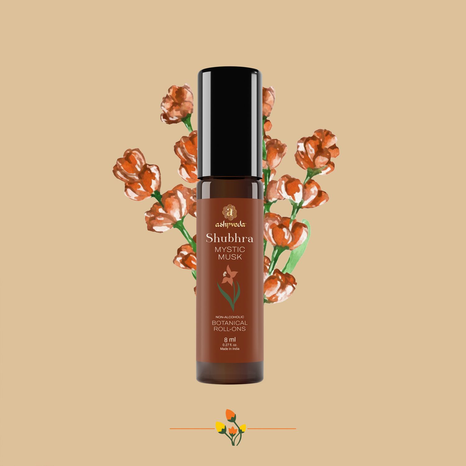 Ashpveda Shubhra Mystic Musk Roll-On Attar