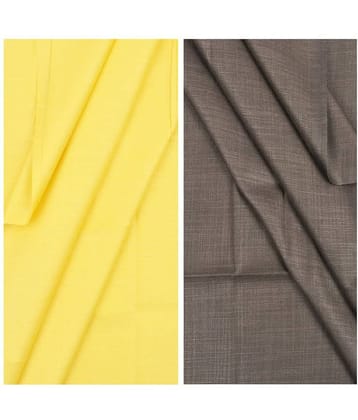 KUNDAN SULZ GWALIOR Multi Cotton Blend Unstitched Shirt pc
