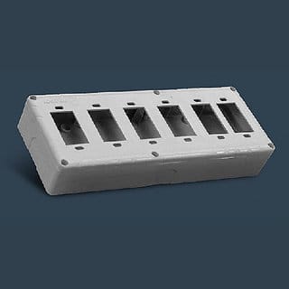 6 WAY GAND BOX NON MODULAR  PACK OF 6