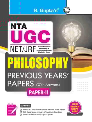 NTA-UGC-NET/JRF: Philosophy (Paper II) Previous Years' Papers [Paperback] [Jul 02, 2025] RPH Editorial Board