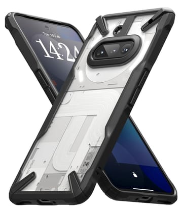 Nothing Phone (3a) / (3a) Plus  Back Cover Case | Fusion-X - Black