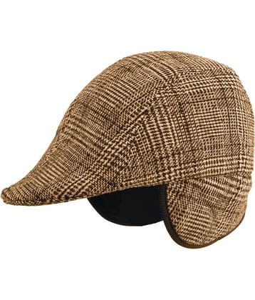 Zacharias Men's Checkered Golf Cap with Earmuff