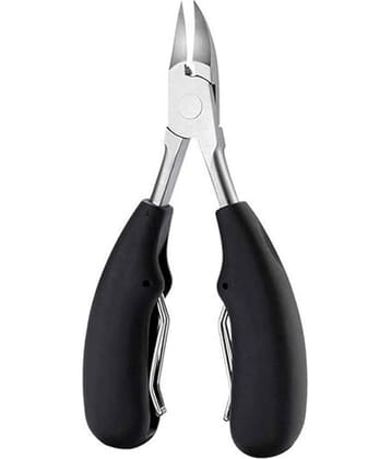 THR3E STROKES Nail Clipper for Ingrown/Thick Toenails - Black