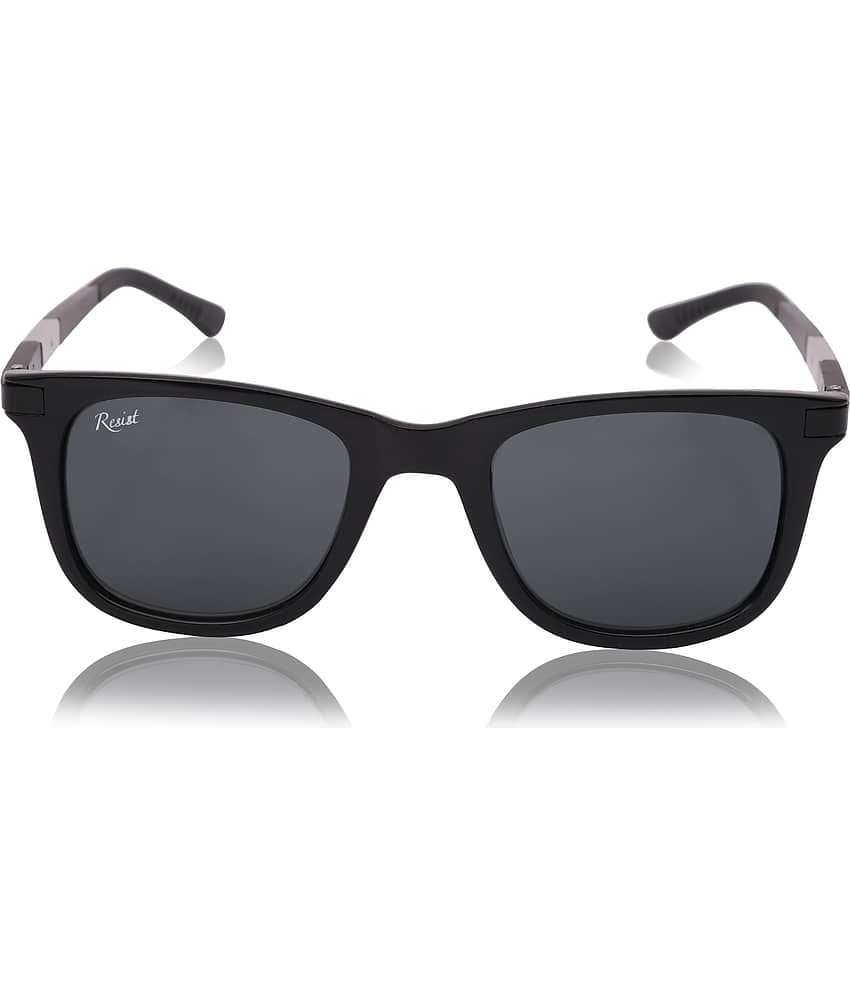 RESIST EYEWEAR Black Square Sunglasses ( Pack of 1 )