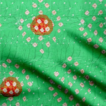 Mint bandhai-Cotton