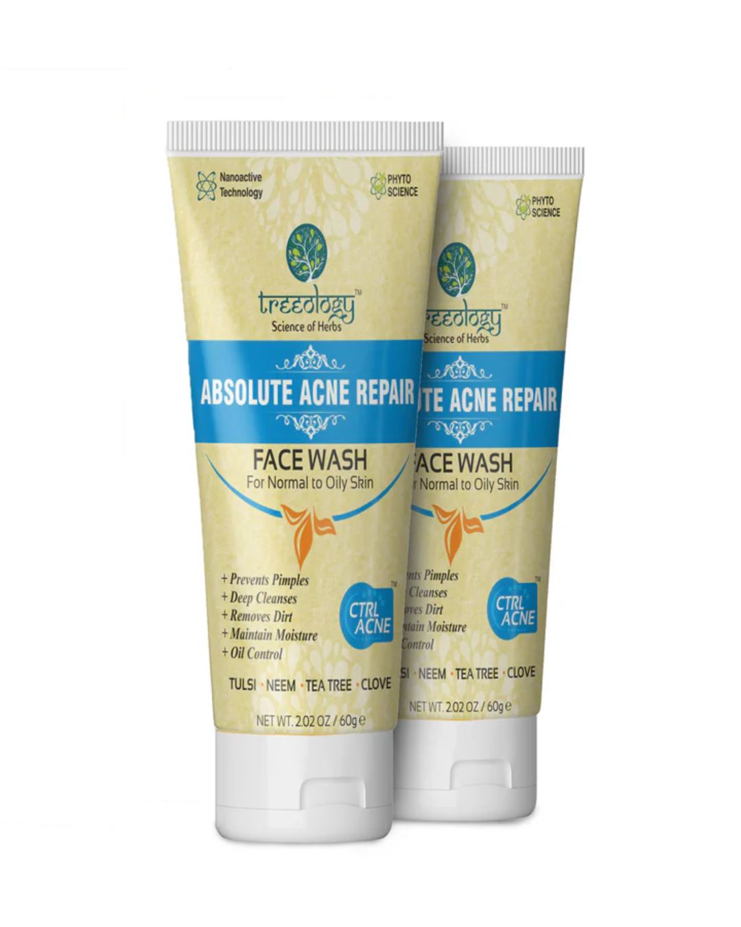 Treeology Acne Repair Herbal Face Wash for Clear Skin