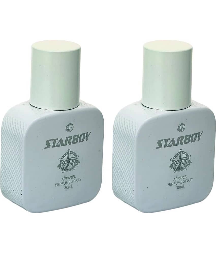 JD INTERNATIONAL STAR BOY WHITE Apparel Perfume For Men & Women Perfume 30 ml (Pack of 2)