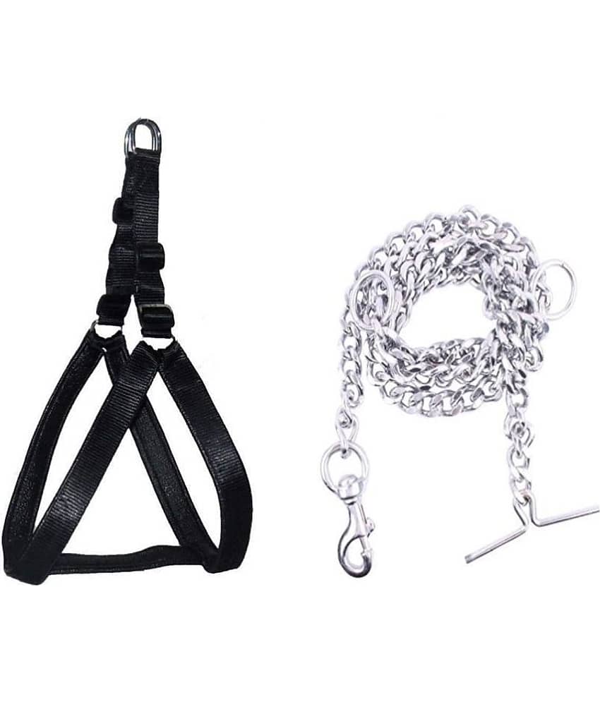 Smart Doggie Chest Belt (0.75 inches) And Chain (12 no. 5 ft.) Combo For Your Small Pet Dogs And Cats