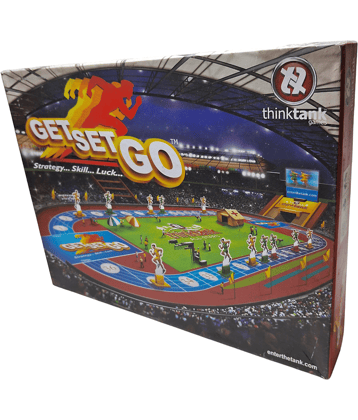 THINK TANK- ATHLETE RUNNERS  GAME- GET,SET GO -A GAME OF STRATEGY,SKILL AND LUCK