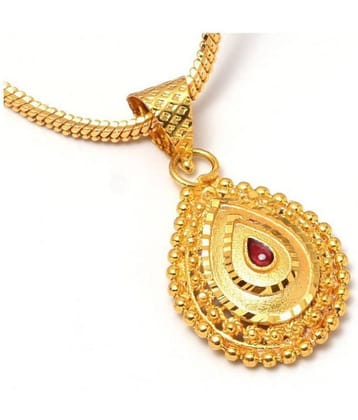 Jewar Mandi - Golden Pendant set ( Pack of 1 )