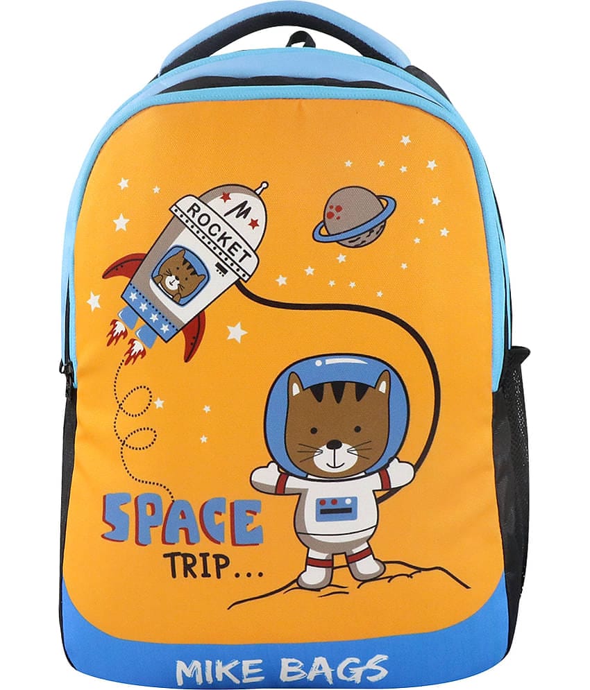 mikebags 13 Ltrs Orange Polyester College Bag