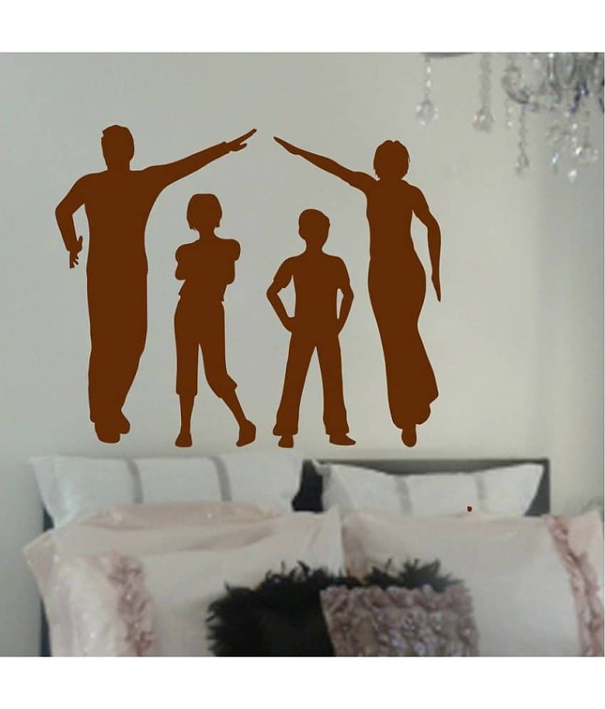 Decor Villa With Family PVC Wall Stickers