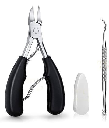 BANISTROKES Toenail Clippers, Medical Grade Toe nail Trimmer, Nail Clippers for Thick Nails or Ingrown Toenail Tool, Stainless