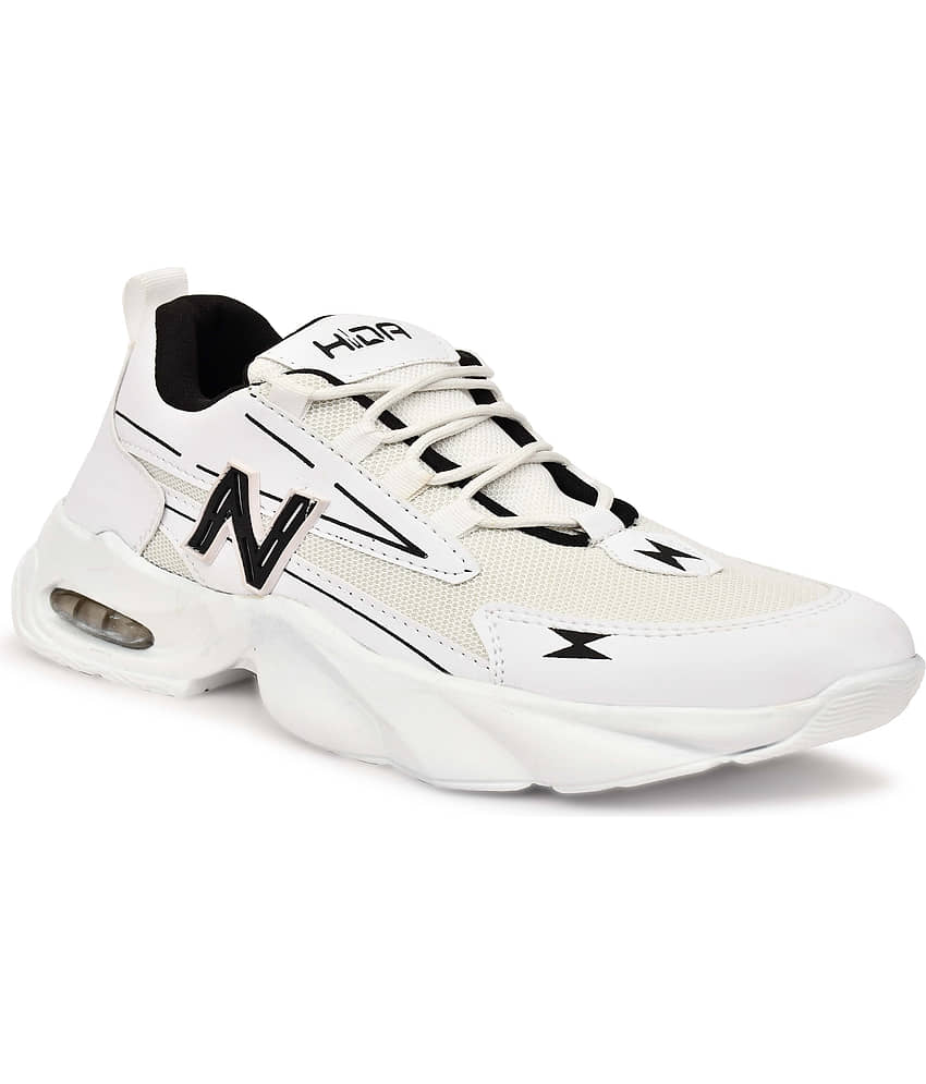 HiDa White Men's Sneakers