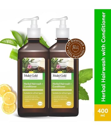 Mukti Gold Smoothening Shampoo & Conditioner 800g ( Pack of 2 )