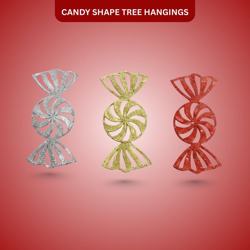Candy Shape Tree Hangings - 3PC - Party and Festive Needs | Buy online on ZillyBuy