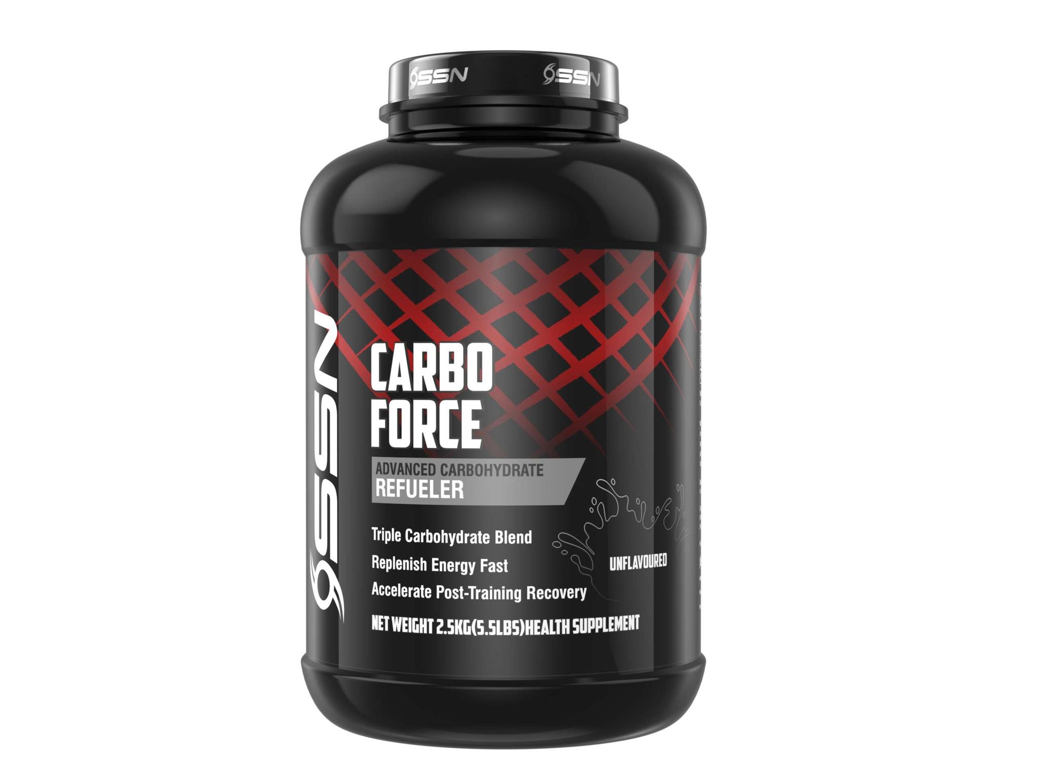 OSSN Carbo Force, 2.5kg (5.5 Lbs), Unflavour, Advanced Carbohydrate Refueler, 100g Of Carbs And 400 Kacl Per Serving, Triple Carbohydrate Blend, Accelerate Post Training Recovery