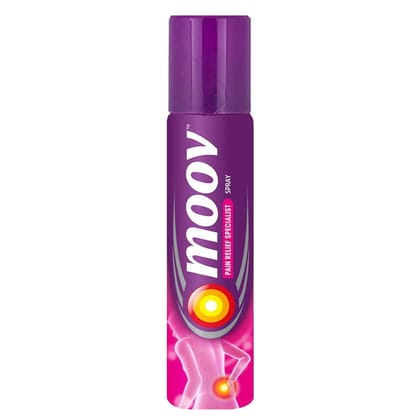 Moov Fast Pain Relief Spray - 15g | Suitable for Back Pain, Muscle Pain, Joint Pain, Knee Pain | 100% Ayurvedic Formula | Suitable for Sports & Gym related injuries