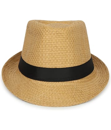 Zacharias Pack of 1 Jute Men's Hat ( Beige )