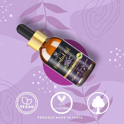 RKG SIRIUS KHADI BEST LAVENDER ESSENTIAL OIL, 100% PURE & NATURAL FOR HAIR, SKIN, FACE  (15 ML)