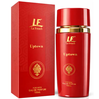 La French Uptown Premium Perfume for Men 100ml Long Lasting Luxury Fragrance for Men with Bold, Strong & Masculine Scent for Office, Party & Special Occasions