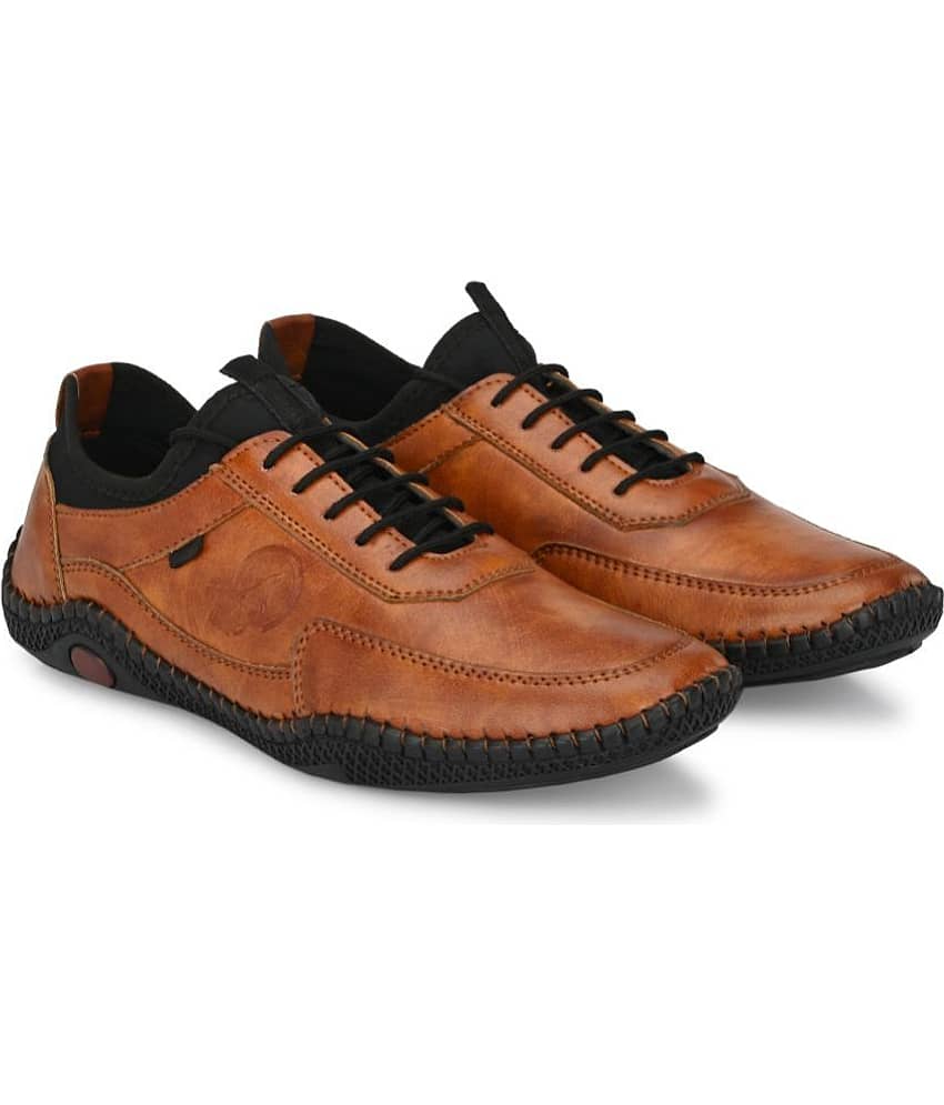 Rising Wolf - Brown Men's Oxford Formal Shoes