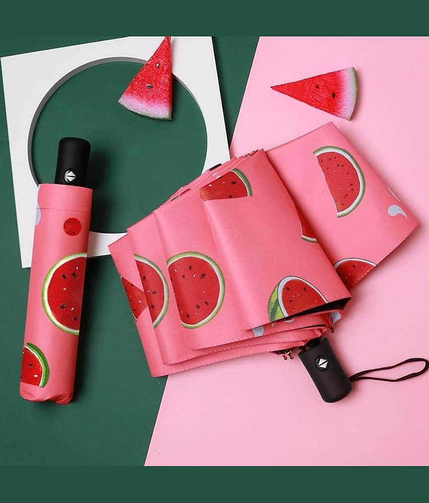 Infispace Red 3 Fold Umbrella