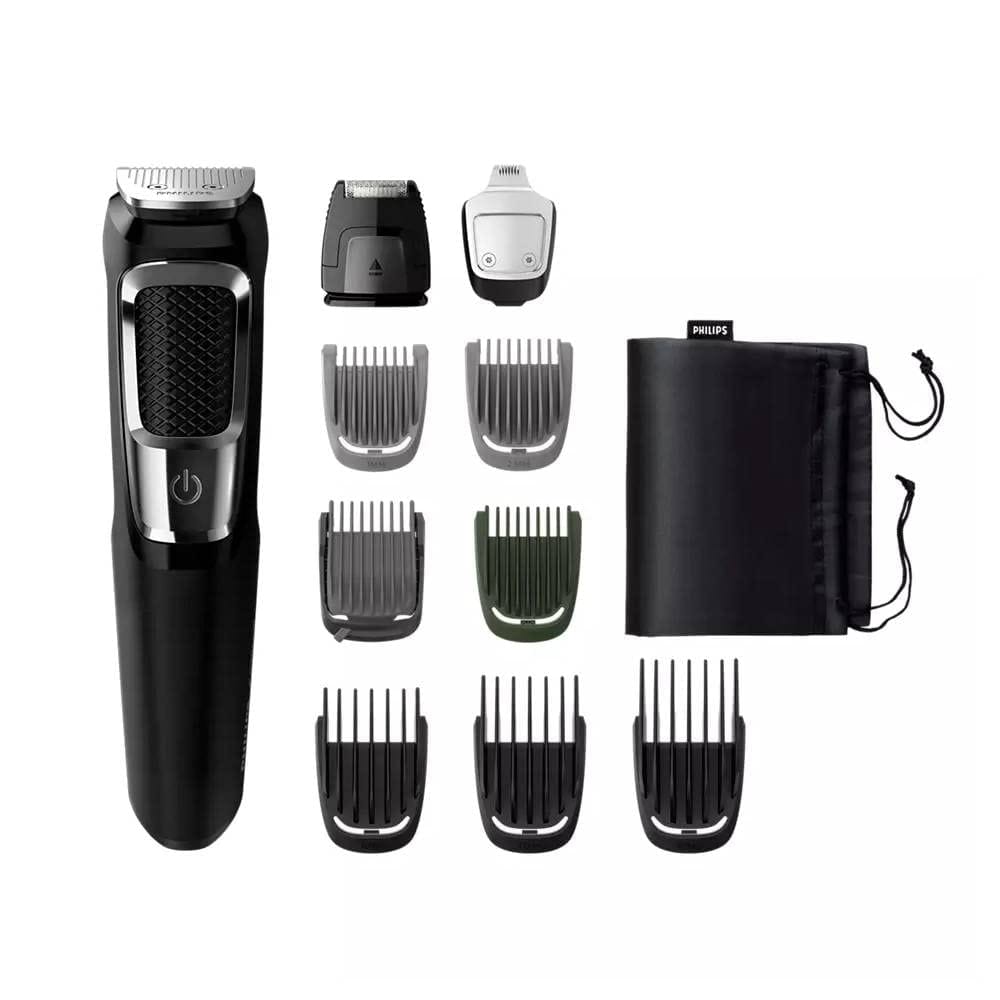 Philips MG3750/33 Unisex Multi Groomer Set Grooming Kit Trimmer- Black