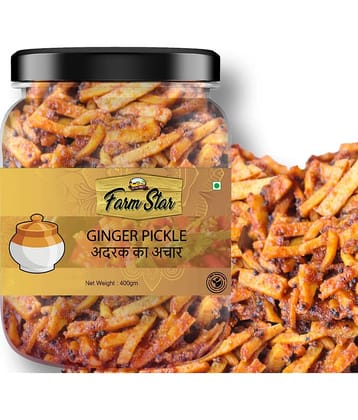 Farm Star Ginger- Adrak Vegetable Pickle 400 g