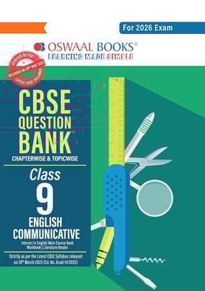 Oswaal CBSE Question Bank Class 9 ENGLISH COMMUNICATIVE For 2026 Exam Paperback  24 January 2025 [Paperback] Oswaal Books and Learning Private Limited