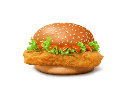 Korean Mc Spicy Chicken Burger