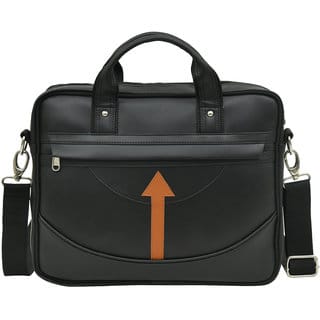 MATRICE laptop cum messenger bag with Black-Tan faux vegan leather(NE-S-0788-BlackTan) MATRICE laptop cum messenger bag with Black-Tan faux vegan leather(NE-S-0788-BlackTan)