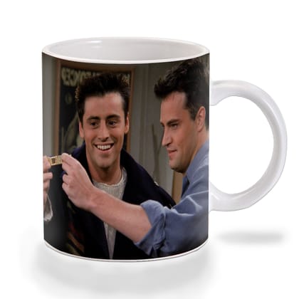 Multicolor Friends Chandler And Joey Friendshipband Ceramic Mug