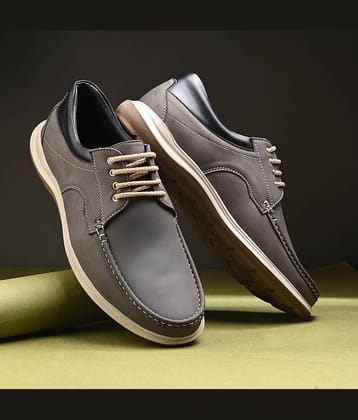 Leeport Olive Men's Boat Shoes