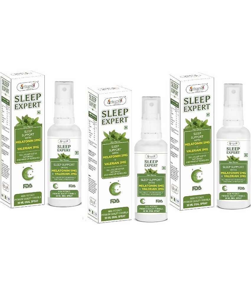Vringra Sleeping Spray-Sleeping Liquid-Fast Sleeping Spray-Quick Sleep- Sleeping Others 90 ml Pack of 3