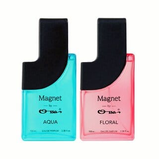 Ossa Magnet Aqua Floral Unisex Eau De Parfum Combo Pack Long Lasting Fragrance Perfume for Men Women (Pack of 2) Ossa Magnet Aqua Floral Unisex Eau De Parfum Combo Pack Long Lasting Fragrance Perfume for Men Women (Pack of 2)