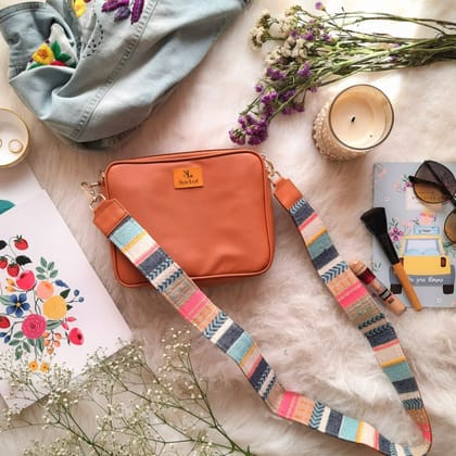 Fancy Tan Sling with Boho Belt