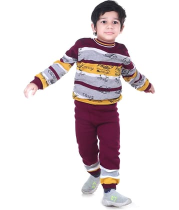 GTWO Woolen Knitted Full Sleeves Winter Warm Pullover Sweater with Pajami/Top and Bottom Set for Kids Baby Boys & Girls (Pack of 1)