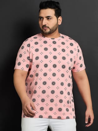 Men Plus Size Tucson Printed Round Neck Tshirt - 5XL Men Plus Size Tucson Printed Round Neck Tshirt - 5XL