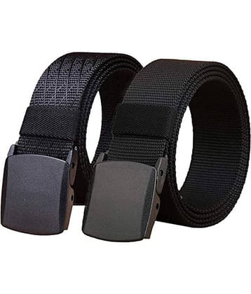 Edifier - Multicolor PU Men's Casual Belt ( Pack of 2 )