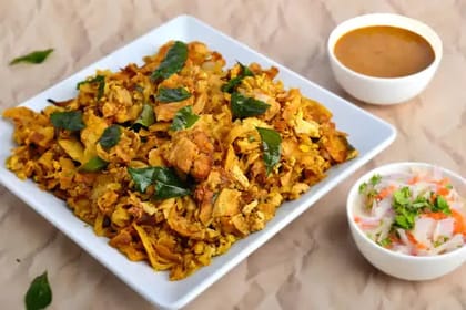 Veg Khothu Parotta