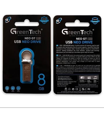 GREEN TECH 8GB NEO SERIES PENDRIVE
