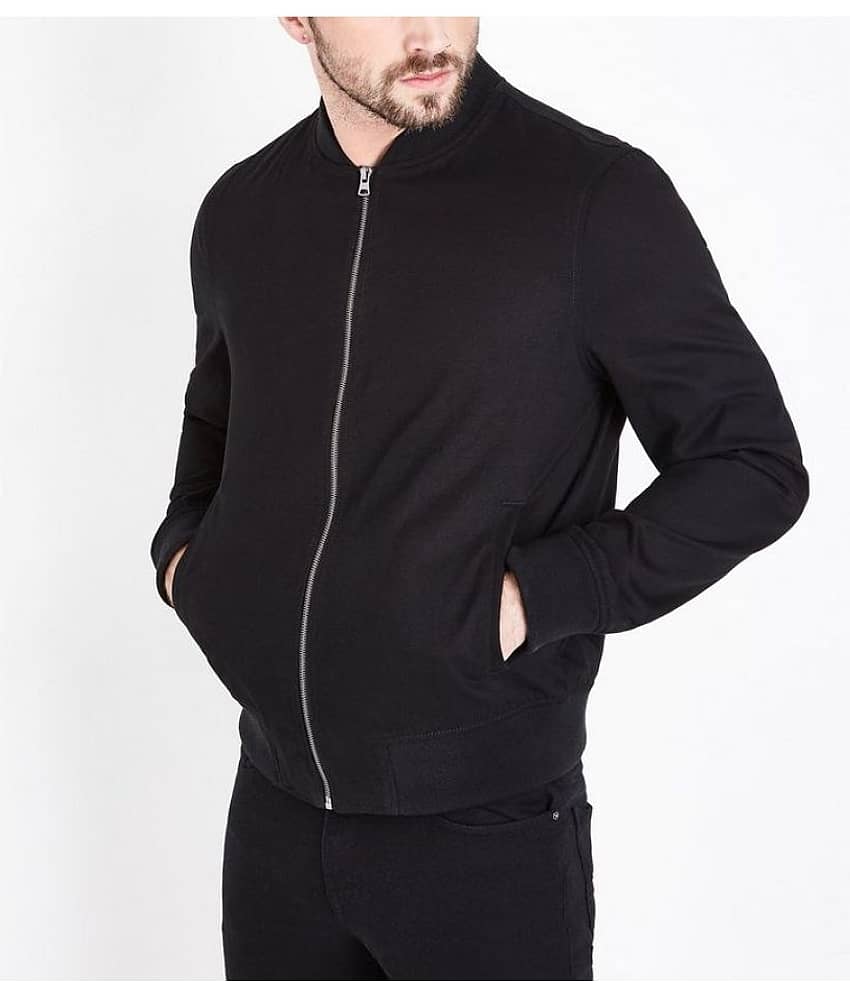 Leotude Black Casual Jacket